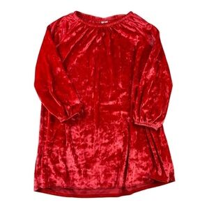 Harper Canyon Red Velvet Dress Girls Size 4